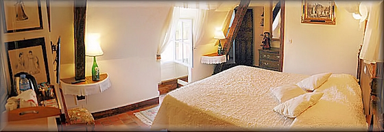 panoramique chambre Belle epoque | Chambre d'hôtes | Loches chateaux de la loire | France